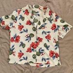 Vintage Fruit Print Button Down Size M Photo 0