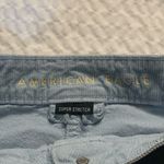 American Eagle  2 Blue Corduroy Super High Rise A Line Skirt Photo 4