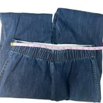 Soft Surroundings Pull On Elastic Waist Dark Wash Womens Pants Jeans Size Medium Photo 10