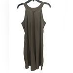 Adele Fado Silk Romper Size 42 Pleated Top Keyhole Halter Neck Made In Italy Brown Photo 1