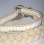 Lot of 2 Off White & Shell Beaded Rope Boho Bracelets Photo 0