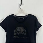 BMW Motorsport Short Sleeve Car T Shirt Womens M Black Size M Photo 0