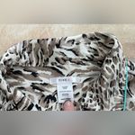 PINK - Victoria's Secret Pink Pajamas Brown/Tan Leopard Soft Buttery Smooth Casual Sateen Button Up; M Photo 2