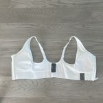 All In Motion  White Seamless Zip Front Sports Bra Size Small Photo 3