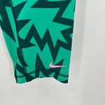 Nike Green Low Rise Elastic Waistband Stretch Cropped Activewear Pants Size XL Photo 2