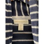 Cynthia Rowley Cynthia Rowley Striped 100% Linen Open Cardigan Sweater Photo 2