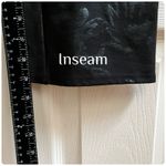 Soft Surroundings  Black Ponte Twilight Floral Legging Pant Size Tall Large Photo 7