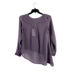 potter's pot Women's Shear Purple Blouse Photo 1