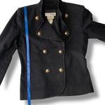 Vintage Yves Saint Laurent Encore Cashmere Wool Double Breasted Jacket Size US 8 Black Photo 9