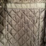 American Eagle  Parka With Hood Military Green Faux Fur Quilted Lined Size XS Photo 4