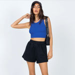 Princess Polly Florida Black Elastic Waist Shorts 10 Photo 3