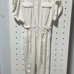 Young Fabulous and Broke Young, Fabulous & Broke White Lyosell Jumpsuit with belt size Small Photo 0