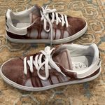 Casadei  Tan & White Leather Sneakers | Size 39 Photo 10