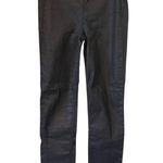 Rag and Bone  Nina High Rise Pull On Coated Dark Navy, Sz M Photo 5