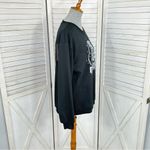 Vinyl Icons GenX‎ Blondie Graphic Print Fringe Back Sweatshirt Black Large Black Photo 1