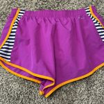 Nike  Dri-Fit Women's Athletic ‎ Purple/Orange Medium Lined Running Shorts . EUC! Photo 2