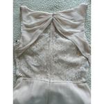 Monique Lhuillier  BRIDESMAIDS Lace Chiffon Gown Blush Pink Size 2 Photo 9