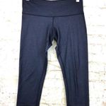 Lululemon Wunder Under Crop Denim Legging Womens Size 4 Deep Indigo Rare Photo 0