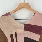 Chico's Soft Plaid Shine Poncho Metallic Shimmer Lightweight Topper Sweater Photo 10