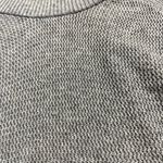 LA Made  Grey Fishermen’s Knit Wool Cashmere Blend Long Sleeve Sweater Size Small Photo 2