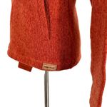 Marmot  Women's Orange Wool 1/2 Zip Pullover Hoodie Sweater Size Small Photo 2