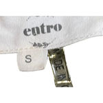 Entro  Women's Top Floral Sheer Lace Cold Shoulder Flare Sleeves Green/Pink Small Photo 9