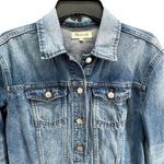 Madewell Jean Jacket Women XS Blue Capstone Oversized Trucker Classic Boho Urban Photo 1