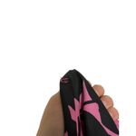 Moschino CheapandChic pink black floral A-line silk dress size Small Photo 5