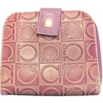 Salvatore Ferragamo  Pink Wallet with Gold Accent Photo 0