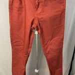 prAna  Kayla Mid Rise Red‎ Straight Leg Jeans size 2/26 Photo 0