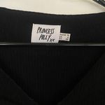 Princess Polly “Pinch Me” Cinched Black Crop Top Photo 2