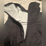 NEW YORK & COMPANY 7th Avenue studio sleeveless belted polka dot dress size 10 Black Photo 7