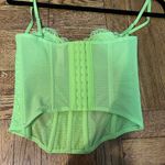 Urban Outfitters BRAT  Lime Green Lace Crop Top Photo 1