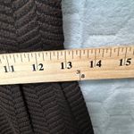 Vintage Dorothy Stead Women Brown‎ Chevron Dress Modern Size 4/6 1960s Cocktail Brown Photo 6