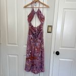 House Of CB Kasia swirl print strappy midi dress Photo 7