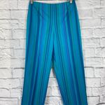Valerie Stevens casual petite cotton/spandex  blend stripe pattern Capris sz 2P Photo 0