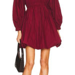 Ulla Johnson  Martine Long Puff Sleeve in Bordeaux‎ Photo 0