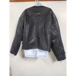 Urban Outfitters Free people Deadwood Canoo Leather Jacket Size 38 Photo 7