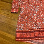 Loft Ann Taylor  Floral Dress‎ Womens Size Medium 3/4 Sleeve Casual Spring Fall Photo 2