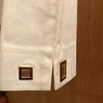 Jones New York signature petite stretch pants with gold details on the bottom Photo 10