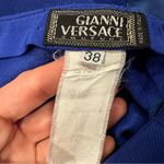 Versace Gianni  Royal Blue Pant Suit Set EU 38 Vintage VTG Photo 9