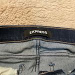 EXPRESS  Denim Jeans Size 8 Barely Boot Dark Wash Womens Stretch Mid Rise Photo 2