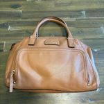 Kate Spade  Baxter Street Catalina Tan Caramel Leather Tote Bag Shoulder Work Photo 1