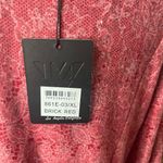 White Mark brick red boho midi dress with embroidered yoke. NWT. Size XL. Photo 7