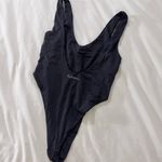 One Piece 437 Black  High-Leg Swimsuit Photo 1