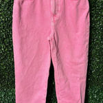 Madewell Pink Baggy Straight Jeans Sz 25 Photo 0
