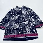 draper's & damon's Vintage  Blazer Womens Large Black Sequin Button Up 3/4 Sleeve Photo 6