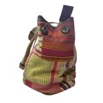 Y2K 90s Braciano Pink Patchwork Tote Bag Multicolor Trim Top Handle Distressed Photo 4