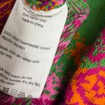 Odd Molly Hooded Cardigan sweater Womens Size 2 Snap Kantha Floral Knit Boho Photo 7