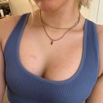 Aerie Ribbed Blue Tank Top Photo 1
